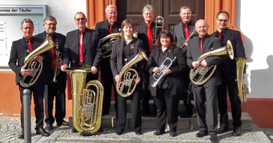 very british Blechbläserensemble Trumpet Voluntary Kirche Schlüsselfeld Konzert 2019