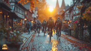 BR Radltour 2024 in Neustadt an der Aisch Fahrradfahren Bayerischer Rundfunk