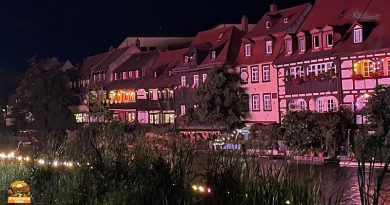 Gesperrte Straßen in Bamberg aufgrund der Sandkirchweih