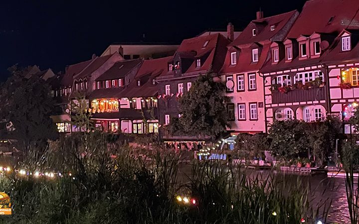 Gesperrte Straßen in Bamberg aufgrund der Sandkirchweih