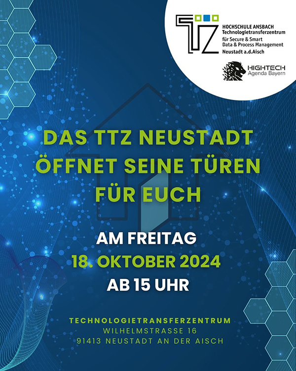 Tag der offenen Tür im Technologietransferzentrum (TTZ) der Hochschule Ansbach in Neustadt Aisch