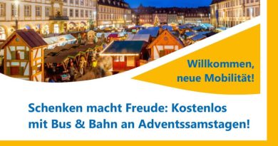 Mit dem Bus kostenlos nach Bamberg im Advent