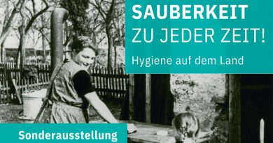 Sonderausstellung im Bauernmuseum - Hygiene im Wandel der Zeit